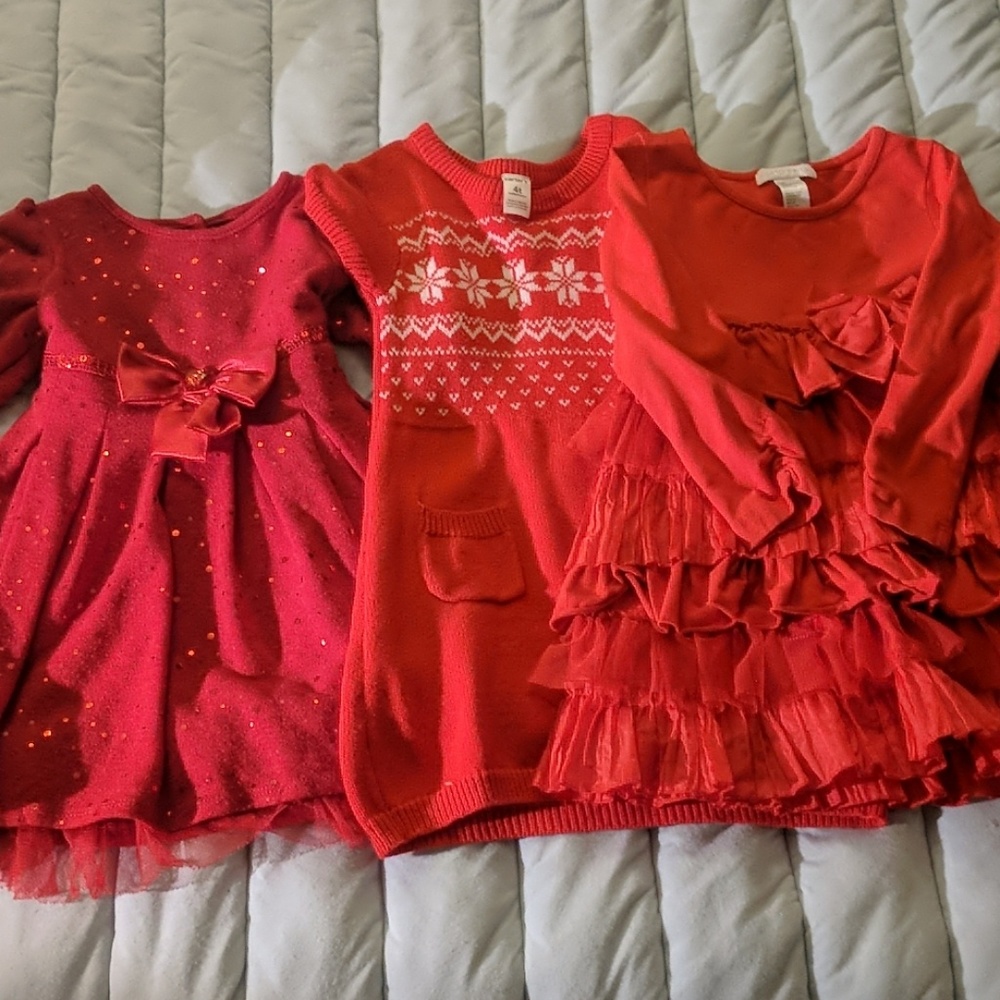 4t Christmas dresses.